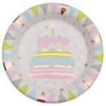 Anniversaire, assiette, 1er anniversaire