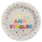 Anniversaire, assiette, ja