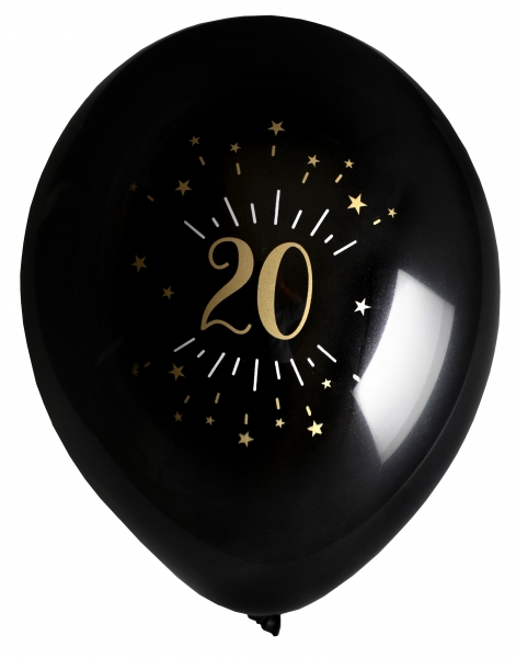 Anniversaire adulte, ballons, 20