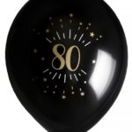 Anniversaire adulte, ballons, 80