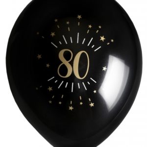 Anniversaire adulte, ballons, 80