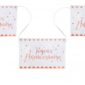 Anniversaire adulte, banderole, rose gold
