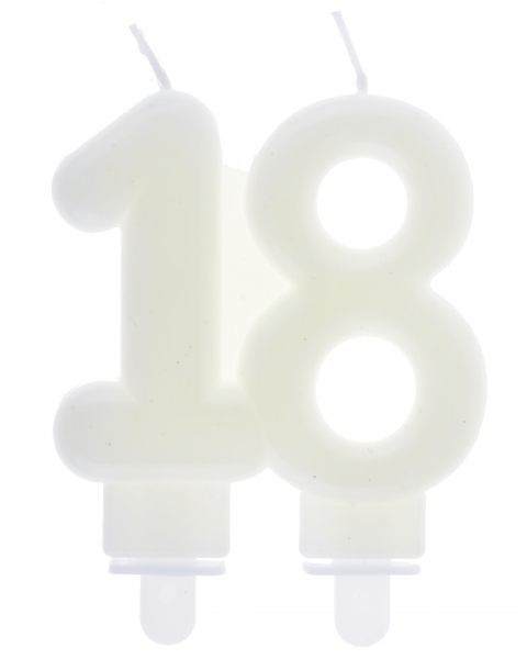 Anniversaire adulte, bougies, phosphorescente, 18