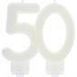Anniversaire adulte, bougies, phosphorescente, 50