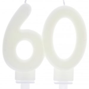 Anniversaire adulte, bougies, phosphorescente, 60