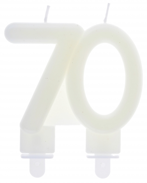 Anniversaire adulte, bougies, phosphorescente, 70