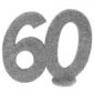 Anniversaire adulte, chiffre anniversaire, argent, 60