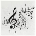 Anniversaire adulte, musique, serviettes