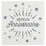 anniversaire adulte, serviette, argent