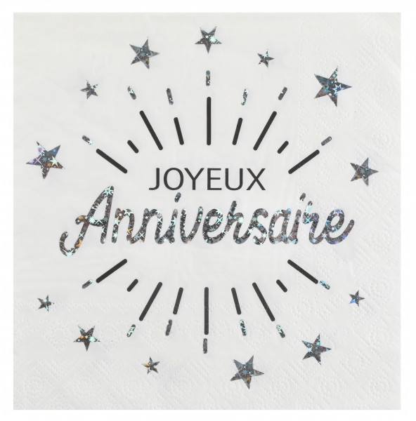 anniversaire adulte, serviette, argent