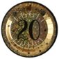 anniversaire adulte, vaisselles, assiettes, 20