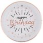 anniversaire adulte, vaisselles, assiettes, hb, rg