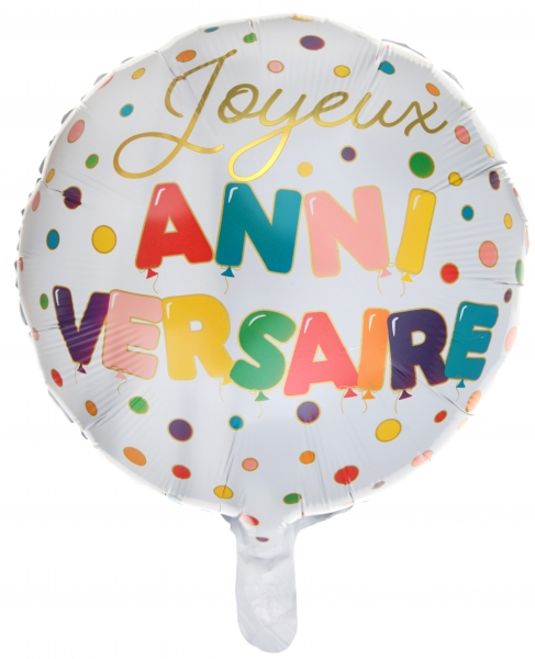 Anniversaire enfant, ballon alu, ja ballon