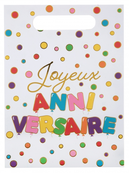 Anniversaire enfant, joyeux anniversaire, sacs a bonbon