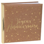 Anniversaire enfant, livre d or, kraft