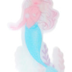 Anniversaire enfant, sirene, bougie