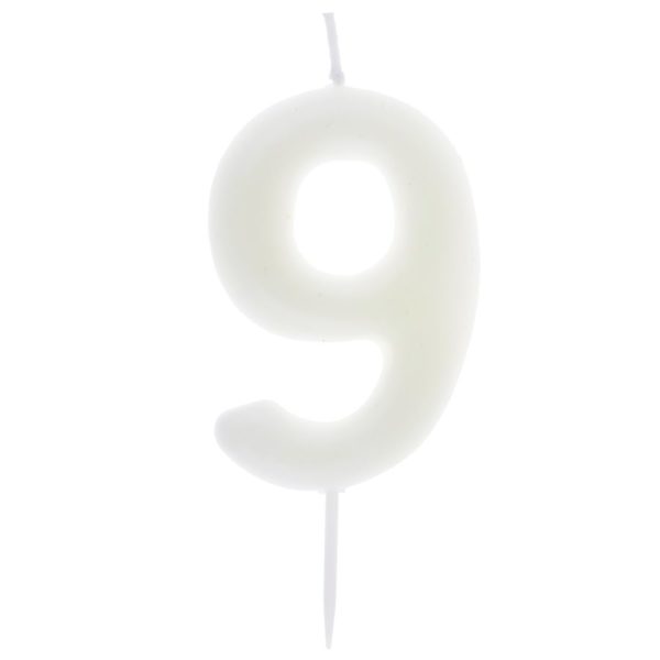 ARTICLES DE FETE-BOUGIE-BOUGIE D'ANNIVERSAIRE-BOUGIE CHIFFRE-BOUGIE CHIFFRE PHOSPHORESCENTE