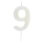 ARTICLES DE FETE-BOUGIE-BOUGIE D'ANNIVERSAIRE-BOUGIE CHIFFRE-BOUGIE CHIFFRE PHOSPHORESCENTE