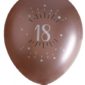 Ballons latex, ballons âges, rose gold, 18