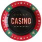 Deco de table, assiettes, casino