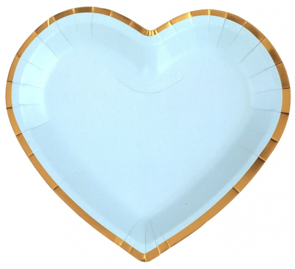 deco de table, assiette, coeur, ciel