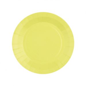 décoration de table, vaisselle, assiette, grand format, jaune citron