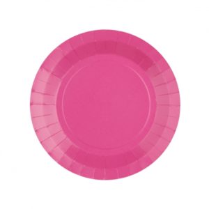 décoration de table, vaisselle, assiette, grand format, rose bonbon