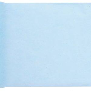 Décoration de table, chemin de table, bleu ciel