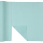 Décoration de table, chemin de table, bleu clair