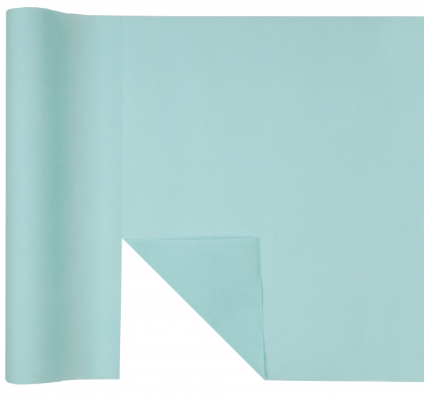 Décoration de table, chemin de table, bleu clair