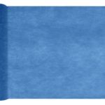 Décoration de table, chemin de table, bleu marine