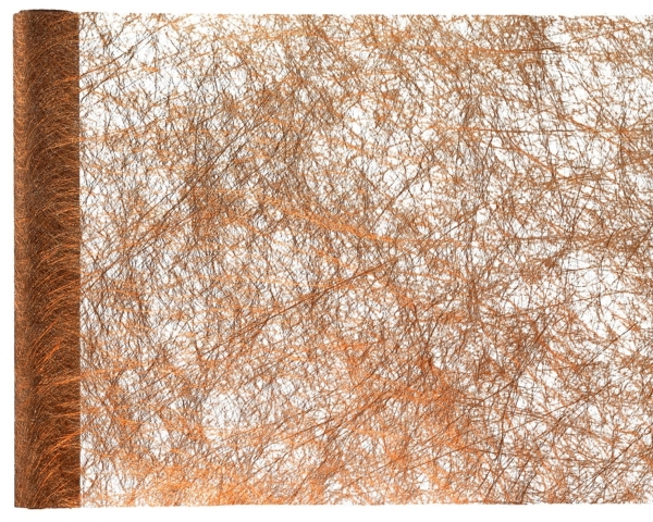 Décoration de table, chemin de table, fanon, cuivre