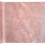 Décoration de table, chemin de table, fanon, rose gold