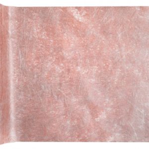 Décoration de table, chemin de table, fanon, rose gold