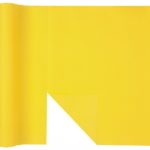 Décoration de table, chemin de table, jaune