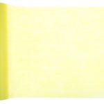 Décoration de table, chemin de table, jaune