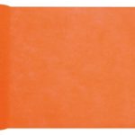 Décoration de table, chemin de table, orange