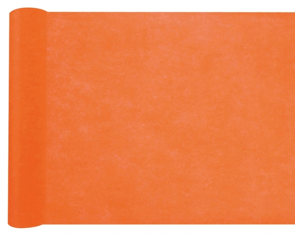 Décoration de table, chemin de table, orange