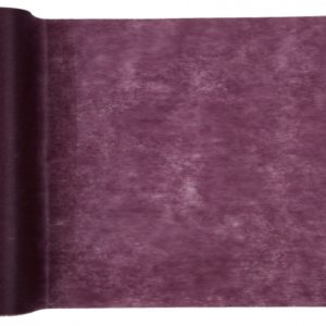 Décoration de table, chemin de table, prune