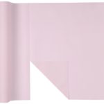 Décoration de table, chemin de table, rose clair