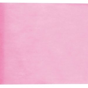 Décoration de table, chemin de table, rose pastel