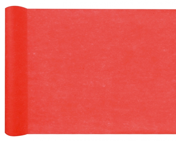 Décoration de table, chemin de table, rouge
