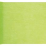 Décoration de table, chemin de table, vert anis