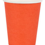 décoration de table, gobelets, orange