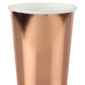 décoration de table, gobelets, rose gold