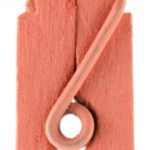 Décoration de table, pince en bois, corail