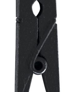 Décoration de table, pince en bois, noir