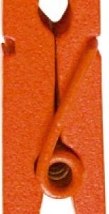 Décoration de table, pince en bois, orange