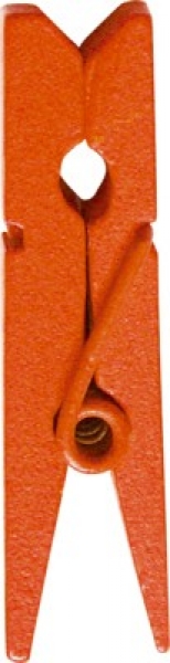 Décoration de table, pince en bois, orange