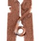 Décoration de table, pince en bois, rose gold